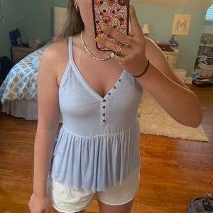 LIGHT BLUE TANK TOP
